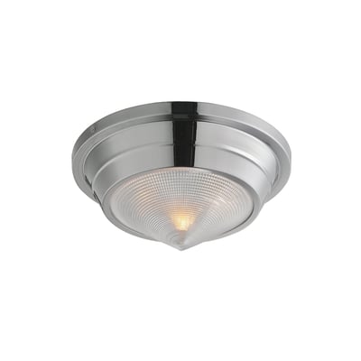 Maxim Lighting Hargreaves Flush Mount with a polished nickel finish, featuring a steel and glass design, elegantly illuminates the room.