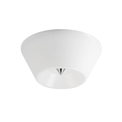 Maxim Lighting Tack Flush Mount in Polished Chrome finish, featuring a sleek steel and glass design with a modern, minimalist aesthetic.
