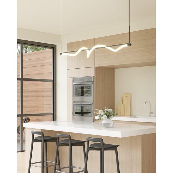 Kuzco Lighting Cursive Linear Pendant | Lightopia