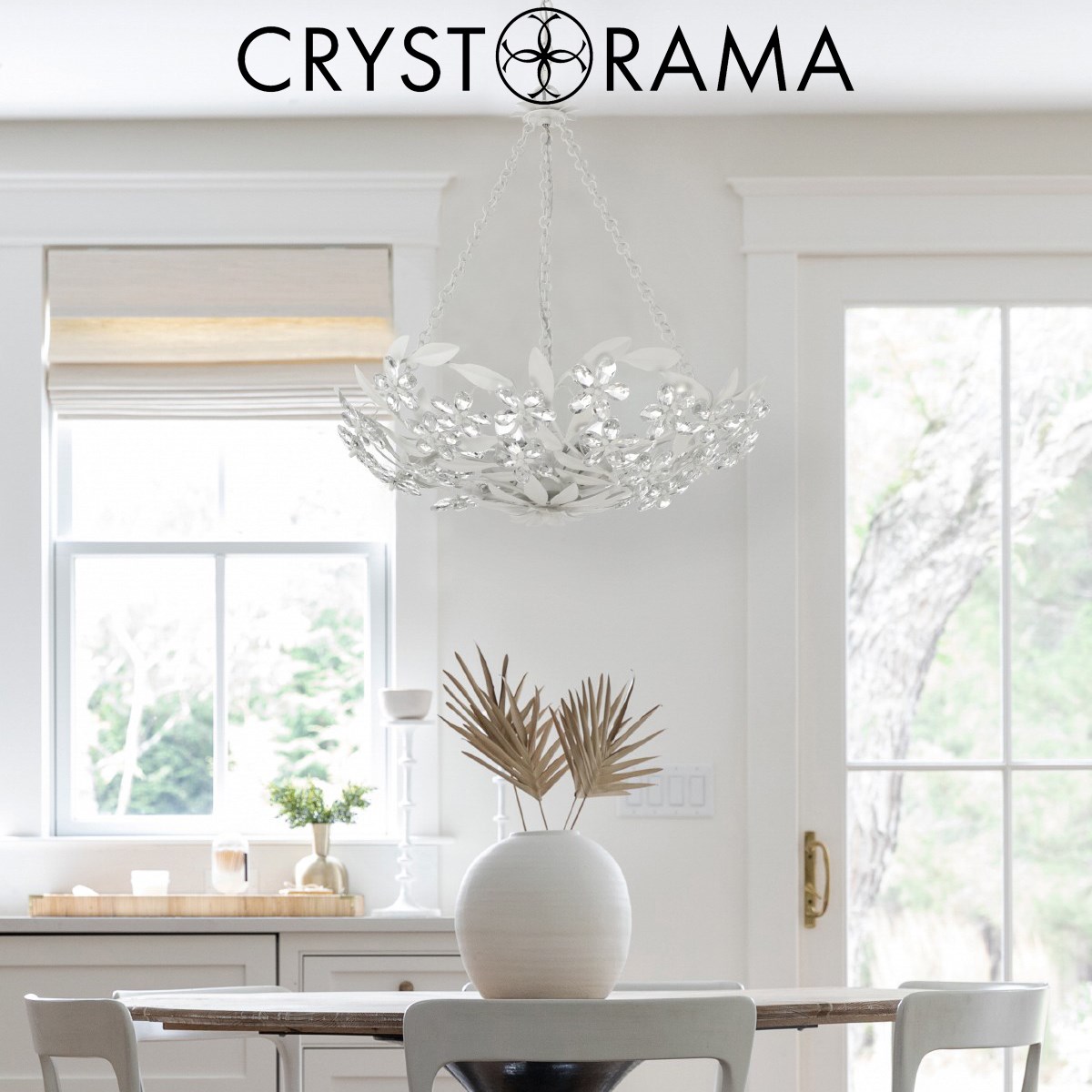 Crystorama Broche Chandelier | Lightopia