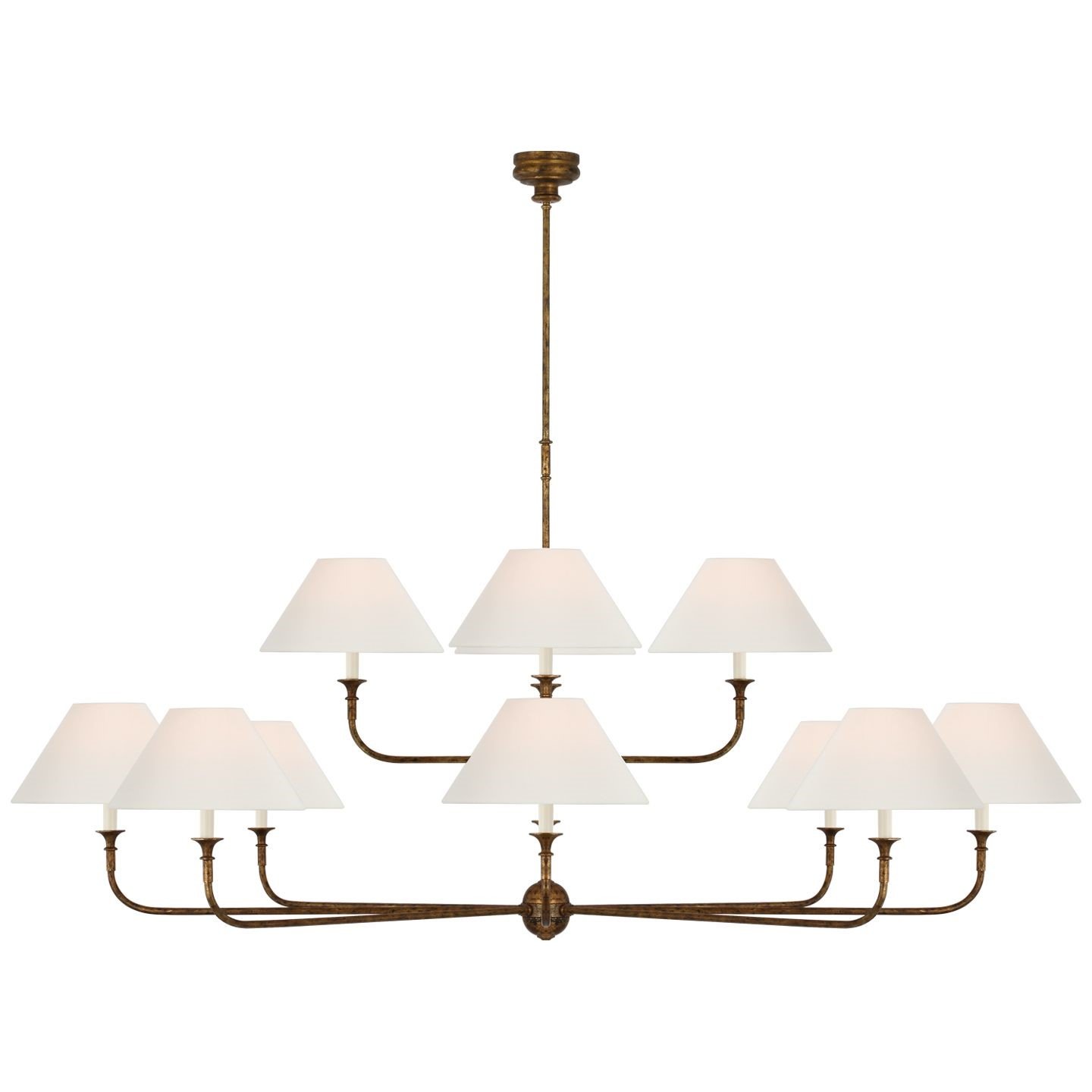 Visual Comfort Signature Piaf Oversized Two Tier Chandelier Lightopia