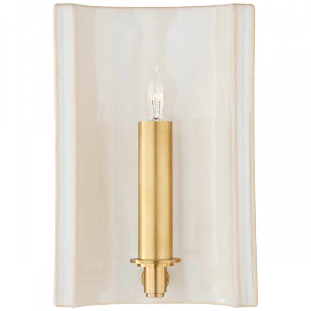 Visual Comfort Signature Leeds Small Rectangle Sconce | Lightopia