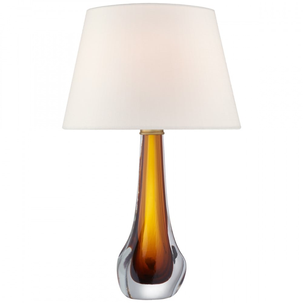 Yellow fashion glass table lamp