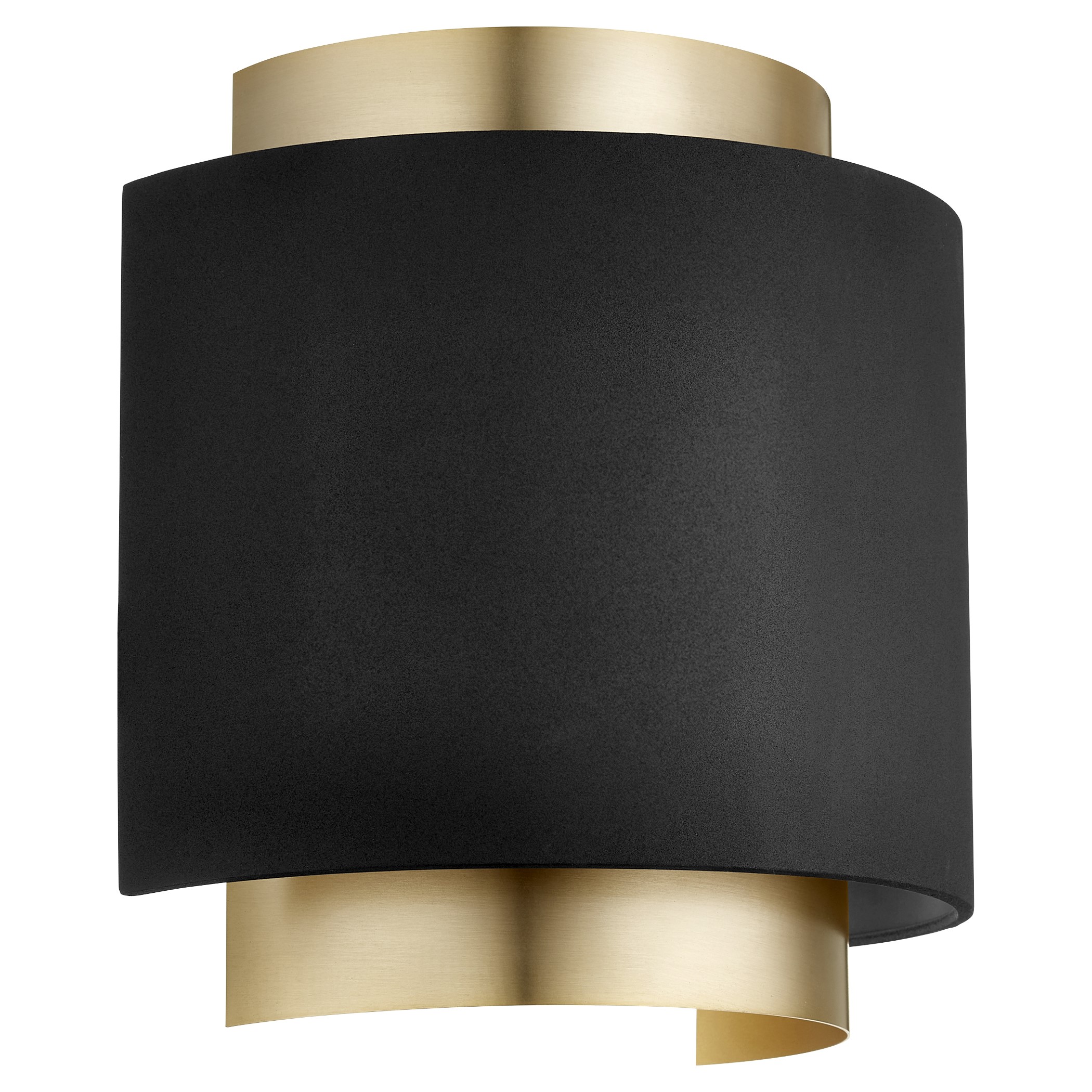 Quorum TwoToned Drum Wall Sconce Lightopia