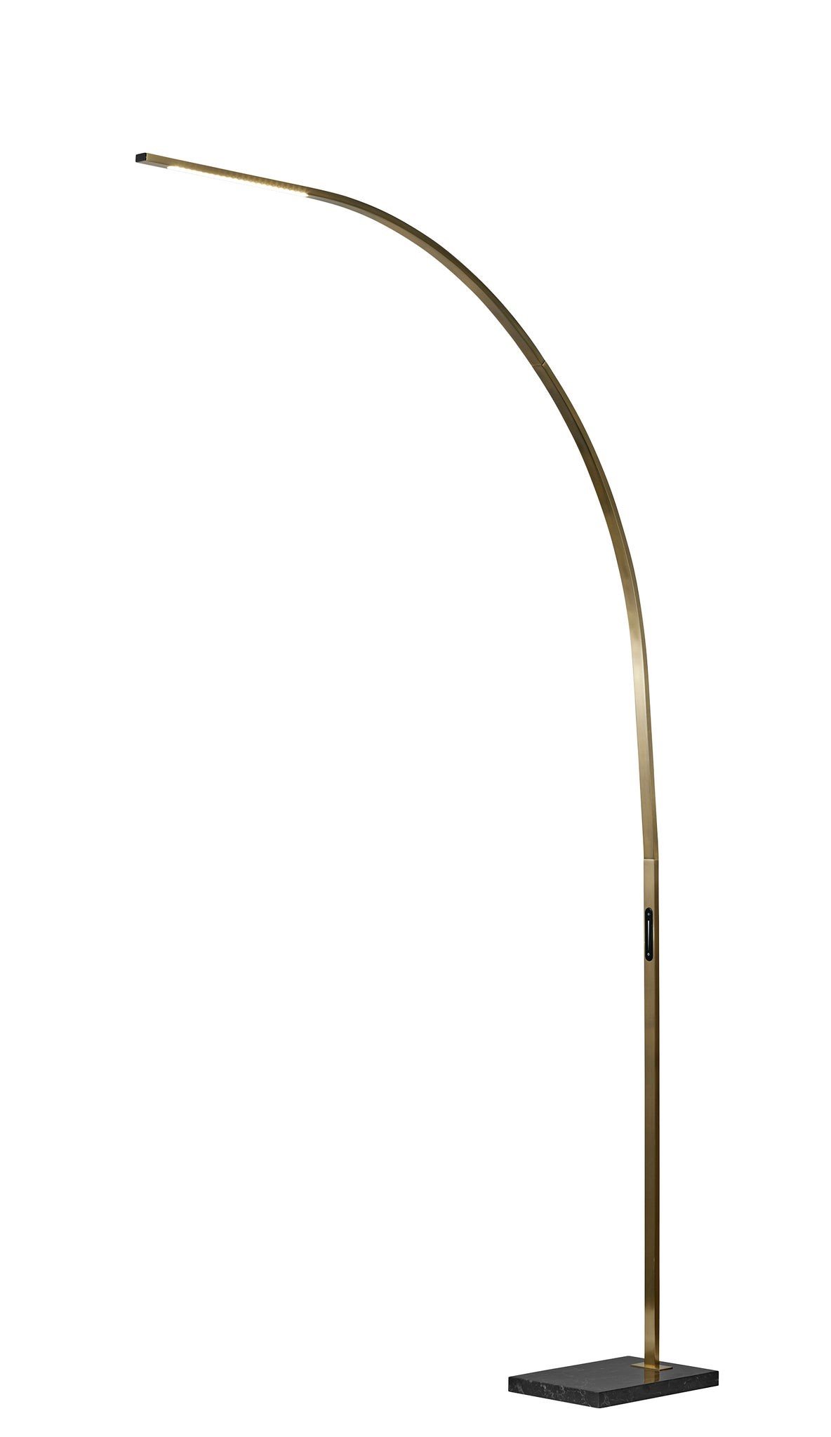 Adesso Sonic LED Arc Floor Lamp with Smart Switch | Lightopia, image size:1184x2048