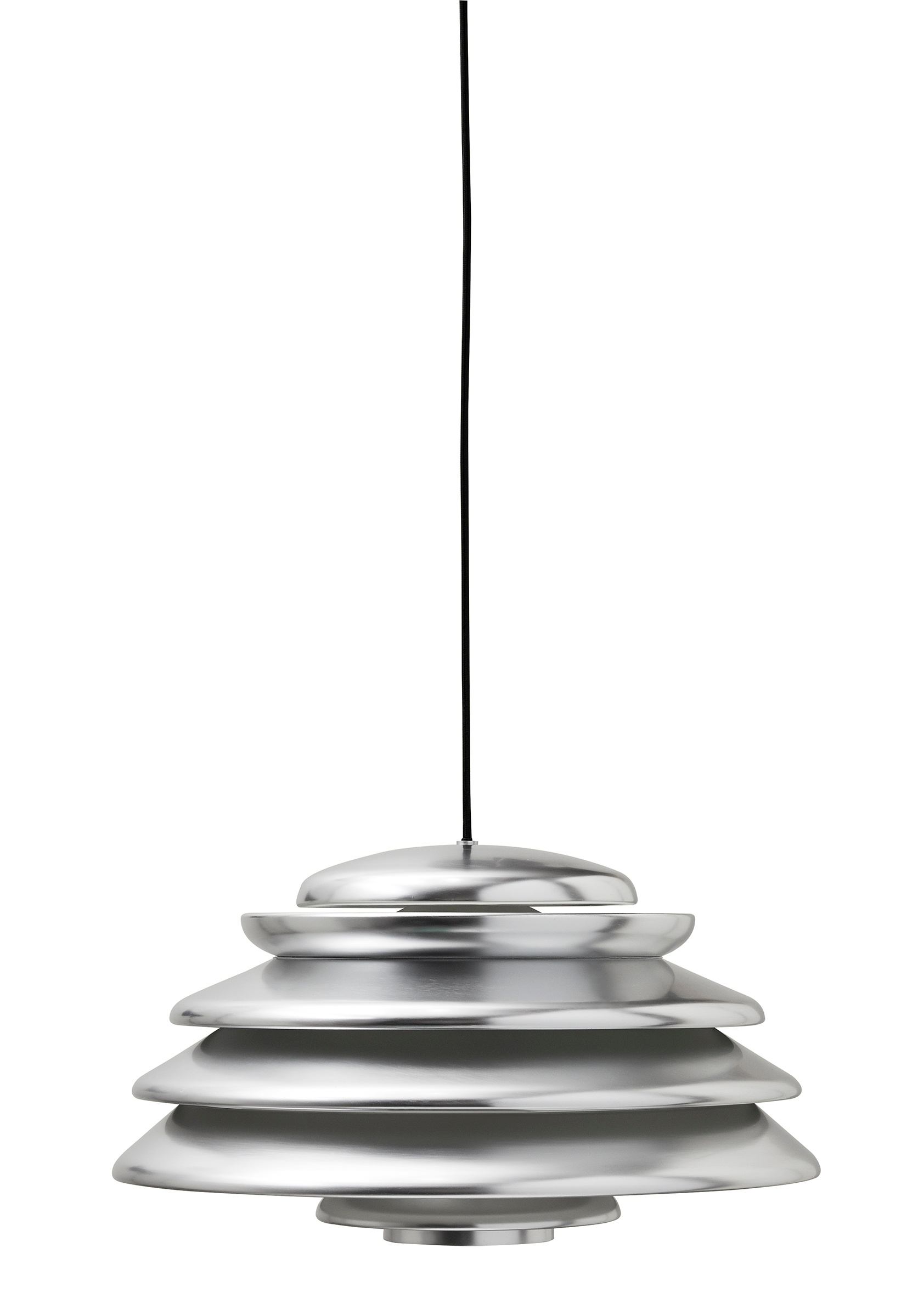 Verpan Hive Pendant Lamp Polished Aluminium