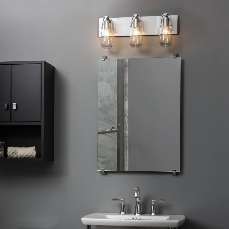Picture of Industrial Bathroom Lighting Ideas | Lightopia